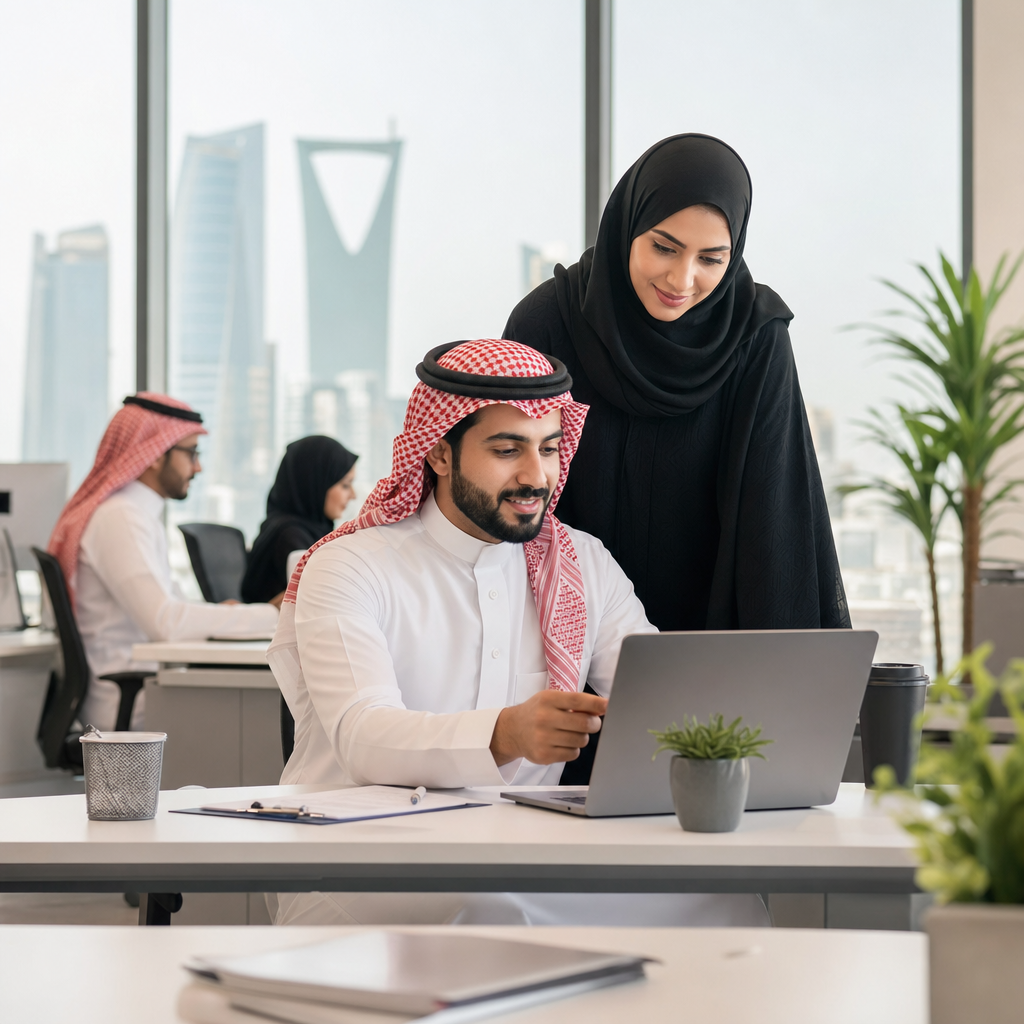 نظام موارد بشرية سهل الاستخدام للشركات السعودية